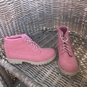 Pretty in pink boots